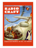 Radio-Craft: Fighter Plane Affiche par Alex Schomburg