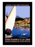 Evian les Bains and le Lac Leman Affiches par Georges Dorival