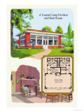Tourist Camp Pavilion and Rest Home Posters par Geo E. Miller