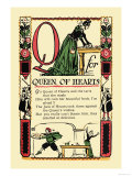 Q for Queen of Hearts Prints by Tony Sarge