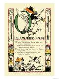 O for Old Mother Goose Lámina por Tony Sarge O for Old Mother Goose Lámina por Tony Sarge