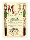 M for Moon Prints by Tony Sarge