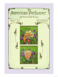 The American Pefumer and Essential Oil Review: Recreo Violet Talcum Powder Poster