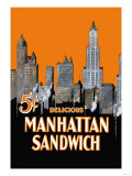 Manhattan Sandwich Print