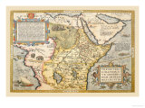 Map of Northeastern Africa Prints by Abraham Ortelius