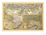 Maps of Rome Poster by Abraham Ortelius