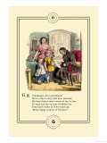 Little Lily's Alphabet: Grandpapa Print by Oscar Pletsch