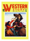 Western Story Magazine: She Ruled the West Póster Western Story Magazine: She Ruled the West Póster