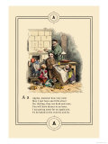 Little Lily's Alphabet: Apples, Mamma! Póster por Oscar Pletsch