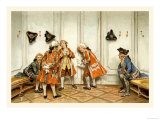 School for Scandal: Eavesdropping Kunstdruck von Lucius Rossi