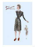 Casual Plaid Dress Print Casual Plaid Dress Print