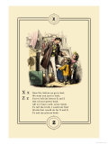 Little Lily's Alphabet: X and Z Posters by Oscar Pletsch