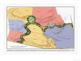 Approach and Division Map of Property Situated near Hastings, New York Prints by J. Weidermann