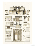 The Propylaea of the Acropolis at Athens Posters av J. Buhlmann