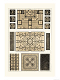 Painted Ceilings and Pavements from Pompeii Prints by J. Buhlmann