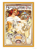 Biscuits Lefevre-Utile Posters by Alphonse Mucha