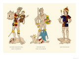 Richard de Beauchamp, Richard Nevil, and King Richard III Posters by H. Shaw