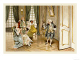 School for Scandal: I'll Be Right Back Kunstdrucke von Lucius Rossi