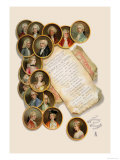 School for Scandal: Playbill Kunstdrucke von Lucius Rossi