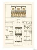 Palazzo del Consiglio at Padua, Villa Farnesia Plakater av J. Buhlmann