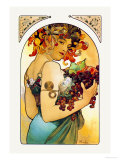 Fruta Afiche por Alphonse Mucha Fruta Afiche por Alphonse Mucha