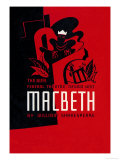 Macbeth: Wpa Federal Theater Negro Unit Poster por Anthony Velonis Macbeth: Wpa Federal Theater Negro Unit Poster por Anthony Velonis