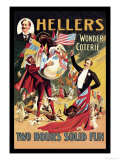 Heller's Wonder Coterie Póster por Adolph Friedlander