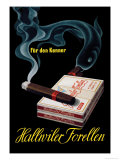 Hallwiler Forellen Cigars Posters by Fritz Meyer Brunner