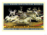 Living Statues on Horseback: The Original Adam Forepaugh Shows Pósters Living Statues on Horseback: The Original Adam Forepaugh Shows Pósters