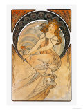 Painting Poster van Alphonse Mucha Painting Poster van Alphonse Mucha
