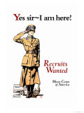 Recruits Wanted: Motor Corps of America Posters par Edward Penfield