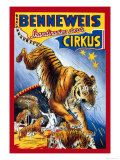 Benneweis Circus Poster by Oscar Knudsen