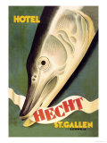 Hotel Hecht, St. Gallen Prints by Charles Kuhn