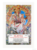 Slavia Insurance Company Prints by Alphonse Mucha