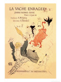 La Vache Enragee Posters by Henri de Toulouse-Lautrec