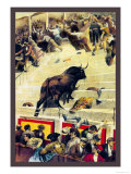 La Lidia el Toro Monudo Affiches par Clyde Forsythe