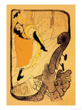 The Performance of Jane Avril Affiches par Henri de Toulouse-Lautrec