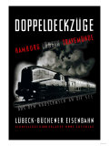 Doppeldeckzuge: Hamburg, Lubek, Travemunde Láminas Doppeldeckzuge: Hamburg, Lubek, Travemunde Láminas