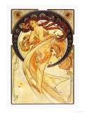 Dansen Poster van Alphonse Mucha Dansen Poster van Alphonse Mucha