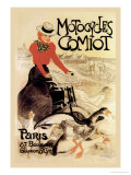 Motorcycles Comiot Prints by Théophile Alexandre Steinlen