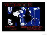 Victor Bicycles: Overman Wheel Company Posters av William H. Bradley Victor Bicycles: Overman Wheel Company Posters av William H. Bradley