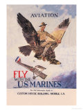Fly with the U.S. Marines Poster von Howard Chandler Christy