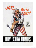You're Next! Buy Extra Bonds! Reprodukcje autor James Montgomery Flagg You're Next! Buy Extra Bonds! Reprodukcje autor James Montgomery Flagg