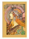 Savonnerie de Bagnolet Plakater av Alphonse Mucha Savonnerie de Bagnolet Plakater av Alphonse Mucha