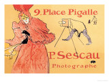 P. Sescau: Photographe Affiche par Henri de Toulouse-Lautrec