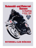 Automobile and Motorcycle Race, Munich Pósters