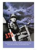 Ats at the Wheel Posters by Beverly Pick