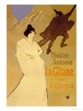 La Gitane de Richepin: Theatre Antoine Fotografía por Henri de Toulouse-Lautrec La Gitane de Richepin: Theatre Antoine Fotografía por Henri de Toulouse-Lautrec