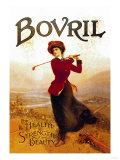 Bovril, For Health, Strength and Beauty Poster