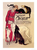 Clinique Cheron, Veterinary Medicine and Hotel Affiche par Théophile Alexandre Steinlen